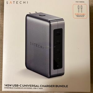 Gray USB-C Universal Charger Bundle